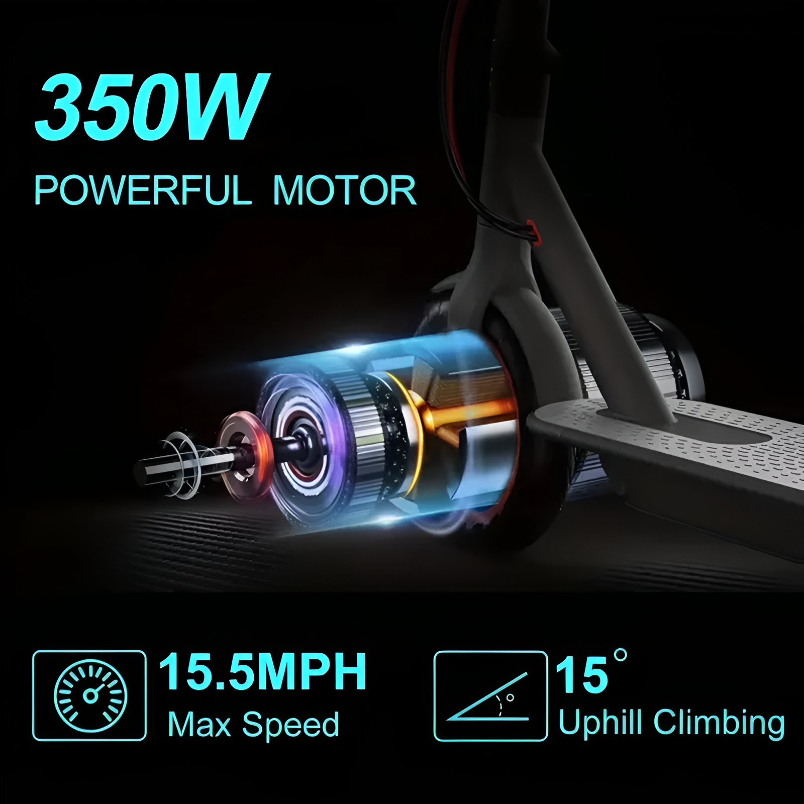 The Perfect 350W Electric Scooter for Commuting & School