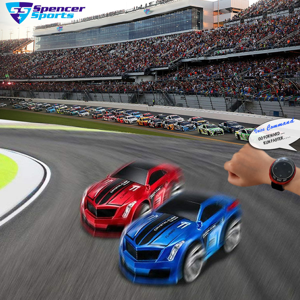 Turbo Racer Voice Activated Remote Control Sports Car-1