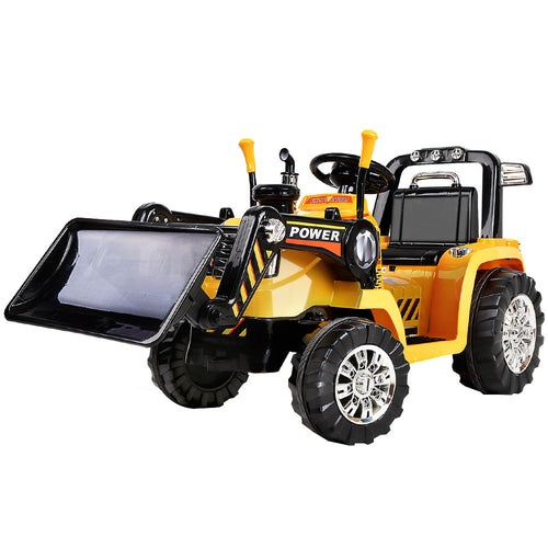 Rigo Kids Electric Ride On Car Bulldozer Digger Loader Remote 6V-7