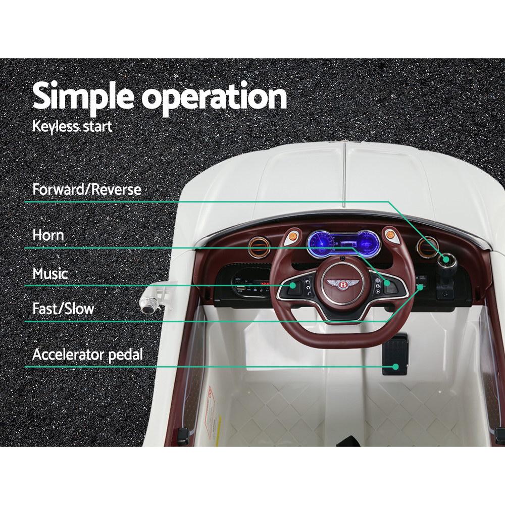 Kids Electric Ride On Car Bentley Licensed EXP12 Toy Cars Remote 12V-3