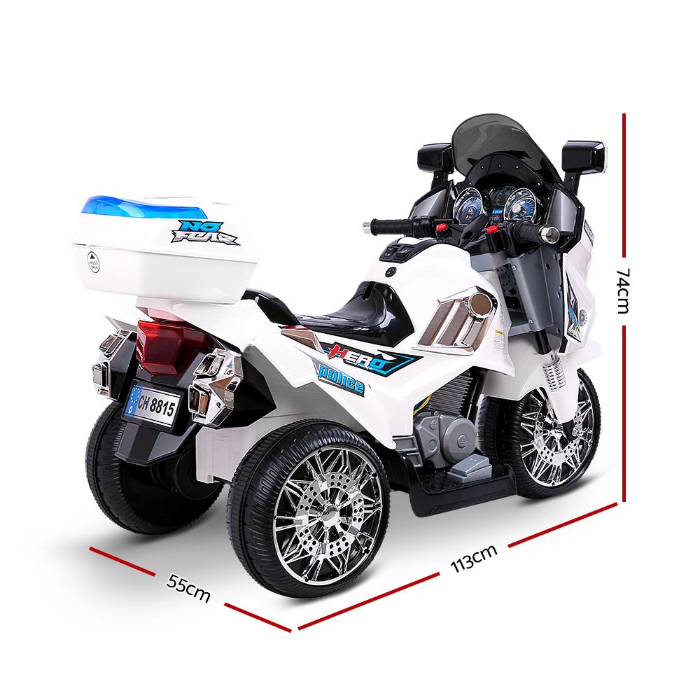 Rigo Kids Electric Ride On Patrol Police Car BMW-Inspired S1K 6V-1