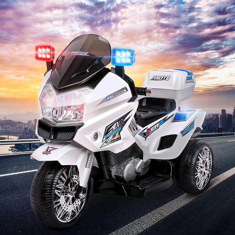 Rigo Kids Electric Ride On Patrol Police Car BMW-Inspired S1K 6V-6