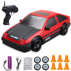 2.4G Remote Control Car Four -Wheel Drive RC Drifting High -Speed Charging Electric Car Children'S Boy Remote Control Car Toy