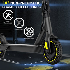 Electric Scooter US Stock 350W 36V 7.8Ah Max Speed 30Km/H APP Smart Adult Scooter 10Inch Foldable Electric Scooter