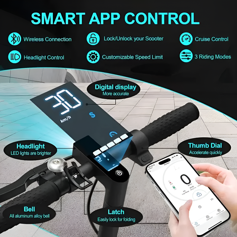 The Perfect 350W Electric Scooter for Commuting & School-3