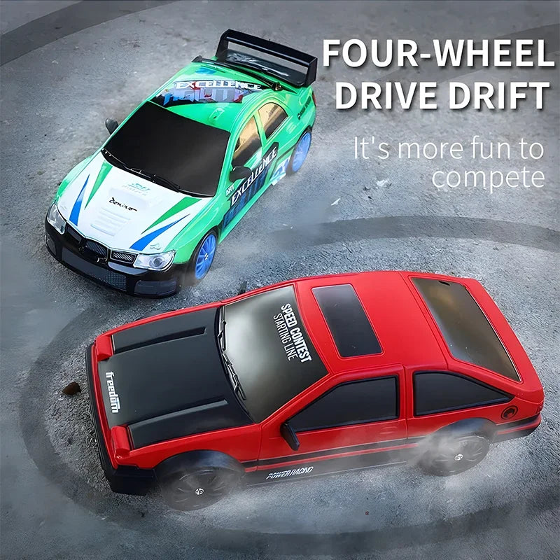 2.4G Remote Control Car Four -Wheel Drive RC Drifting High -Speed Charging Electric Car Children'S Boy Remote Control Car Toy