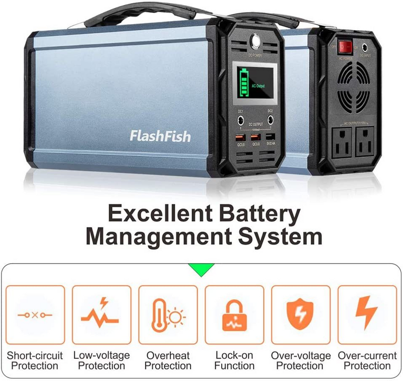 110V 300W Generator Portable Power Station Supply for Outdoor-2