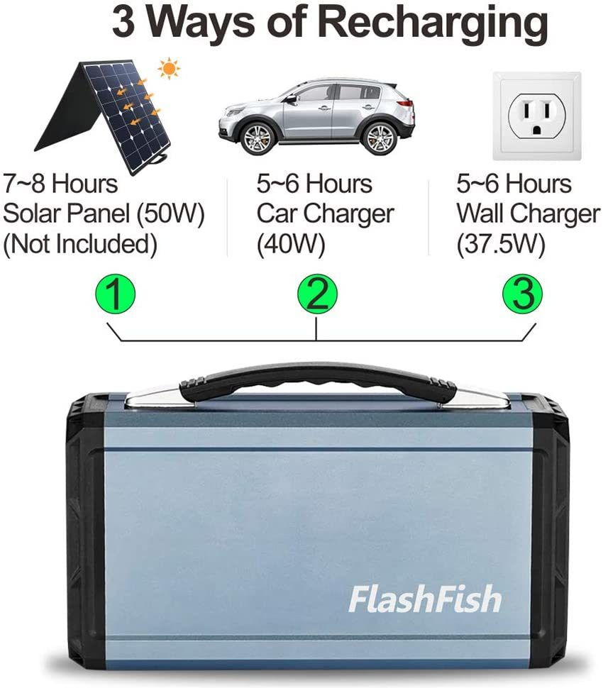 110V 300W Generator Portable Power Station Supply for Outdoor-4