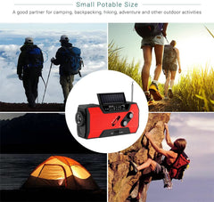 Emergency Hand Crank Radio Solar Radio Power Bank-6
