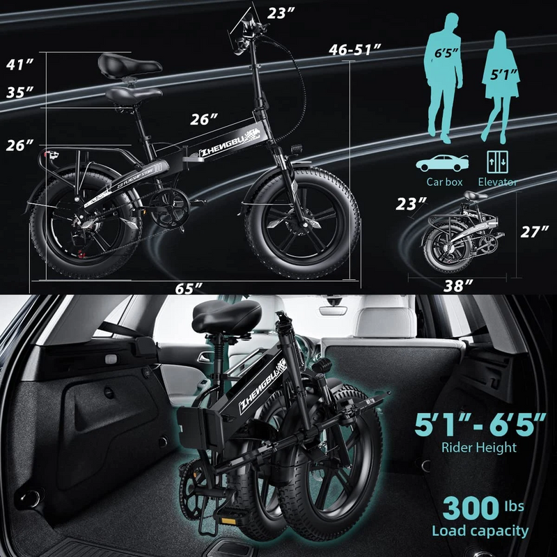 Electric Bike 750W Motor Fat Tire Ebike with Samsung 48V Battery-5