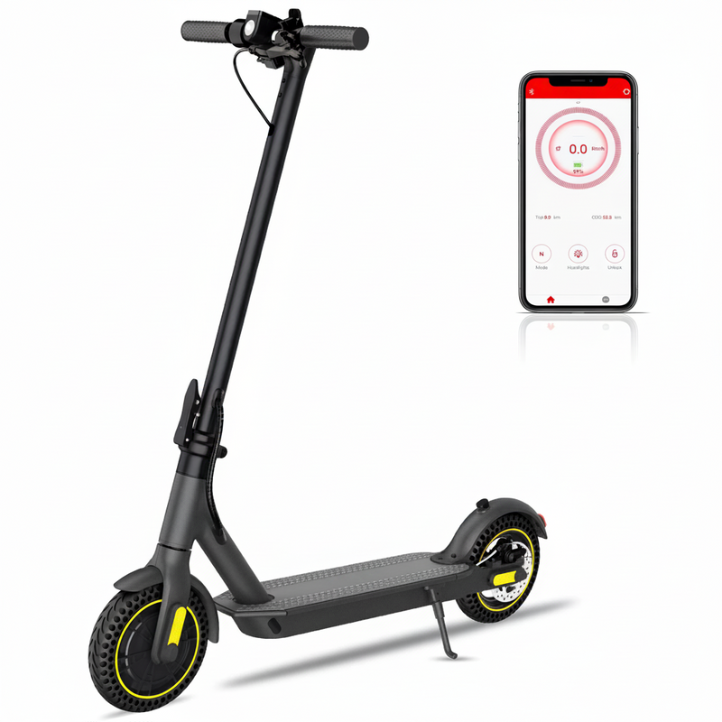 Electric Scooter US Stock 350W 36V 7.8Ah Max Speed 30Km/H APP Smart Adult Scooter 10Inch Foldable Electric Scooter-2