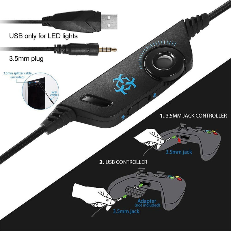 Dragon Stereo LED Gaming Headset with Microphone-5