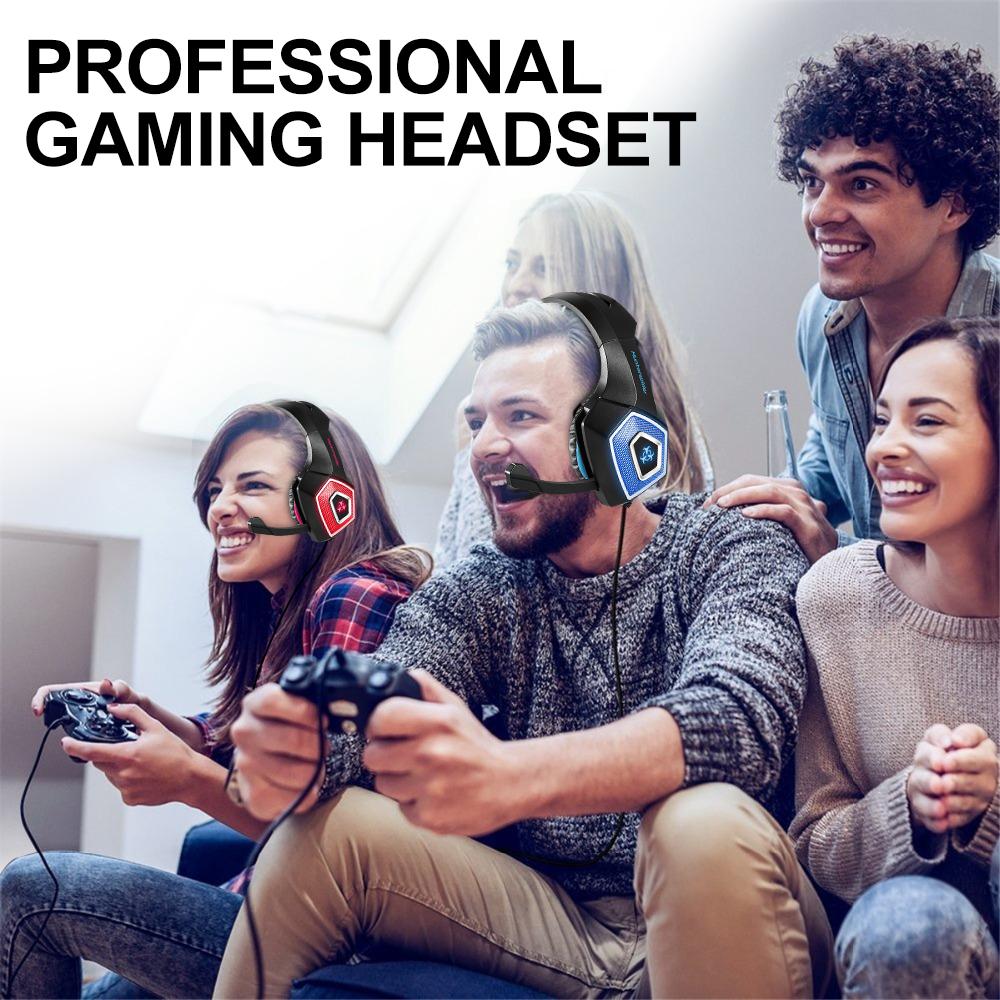Dragon Stereo LED Gaming Headset with Microphone-2